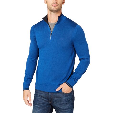 michael kors mock quarter zip sweater|Michael Kors Men's Modern.